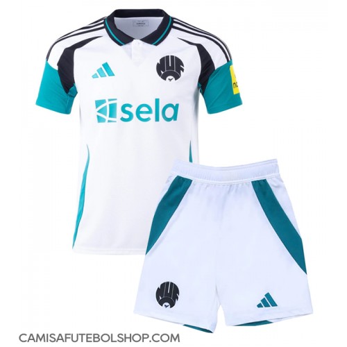 Camisa de time de futebol Newcastle United Replicas 3º Equipamento Infantil 2024-25 Manga Curta (+ Calças curtas)